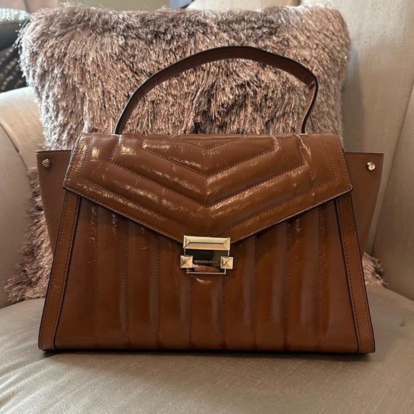 NWT Michael Kors Quilted Satchel - Picture 2 of 11